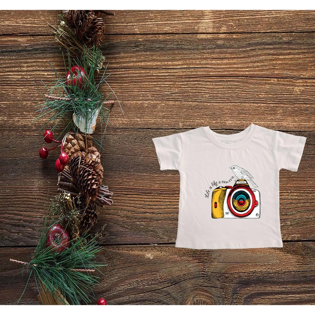 Áo thun trẻ em nam cotton 100% các màu : Mã 041