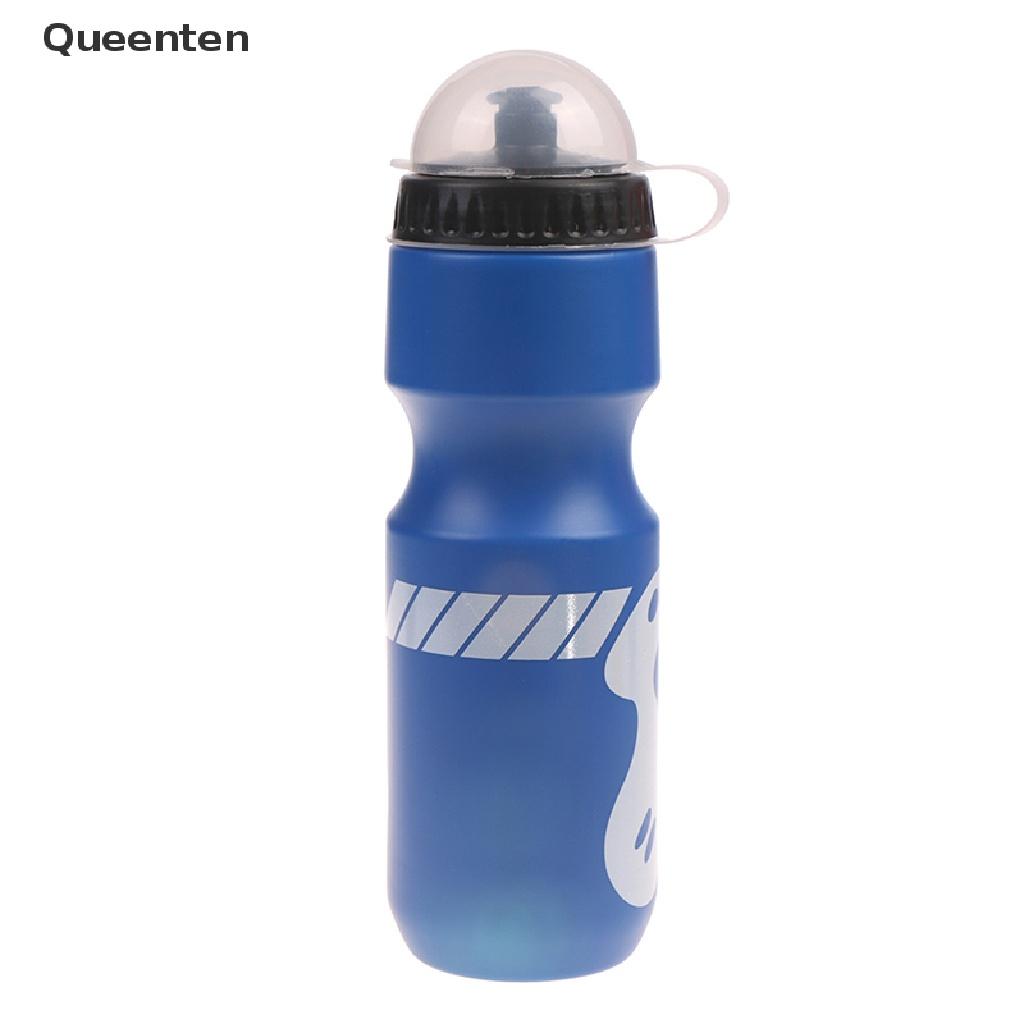 Queenten 750ml outdoor hiking bike bicycle cycling drink jug water bottle w/ dust cover QT