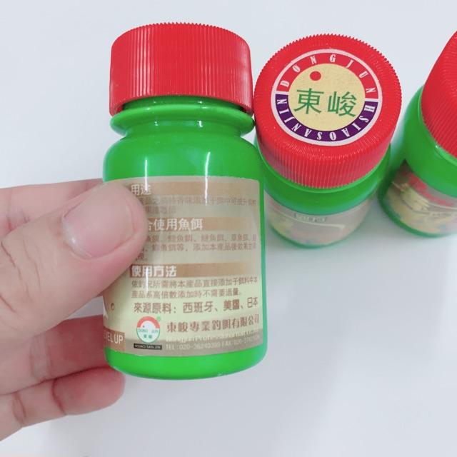 Thuốc siêu nhậy dụ cá ăn chuyên bắt trôi + chép + rô phi + trắm siêu nhậy 1 lọ y hình
