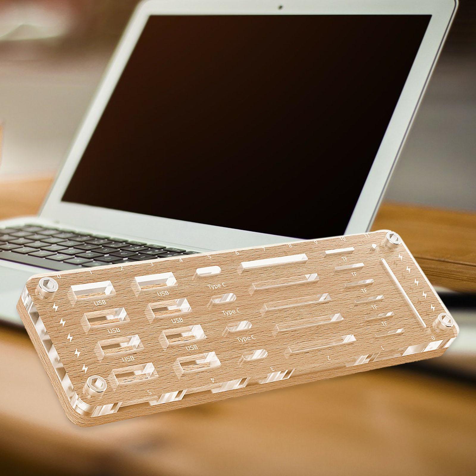 Storage Box Transparent Management Compact for Home use Office