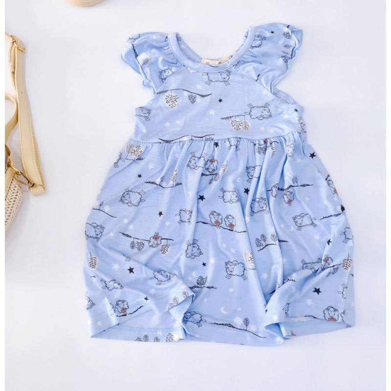 Váy liền chất thun lạnh cho bé từ 6M-4Y