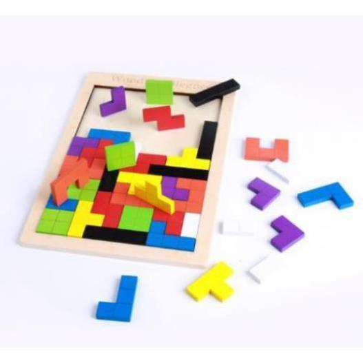 Đồ chơi bảng ghép Tetris  thông minh cho bé