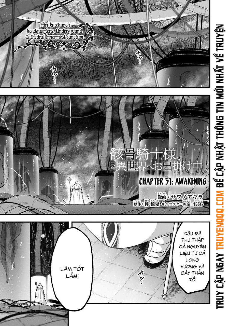 gaikotsu kishi-sama, tadaima isekai e o dekake-chū chapter 51.1 1