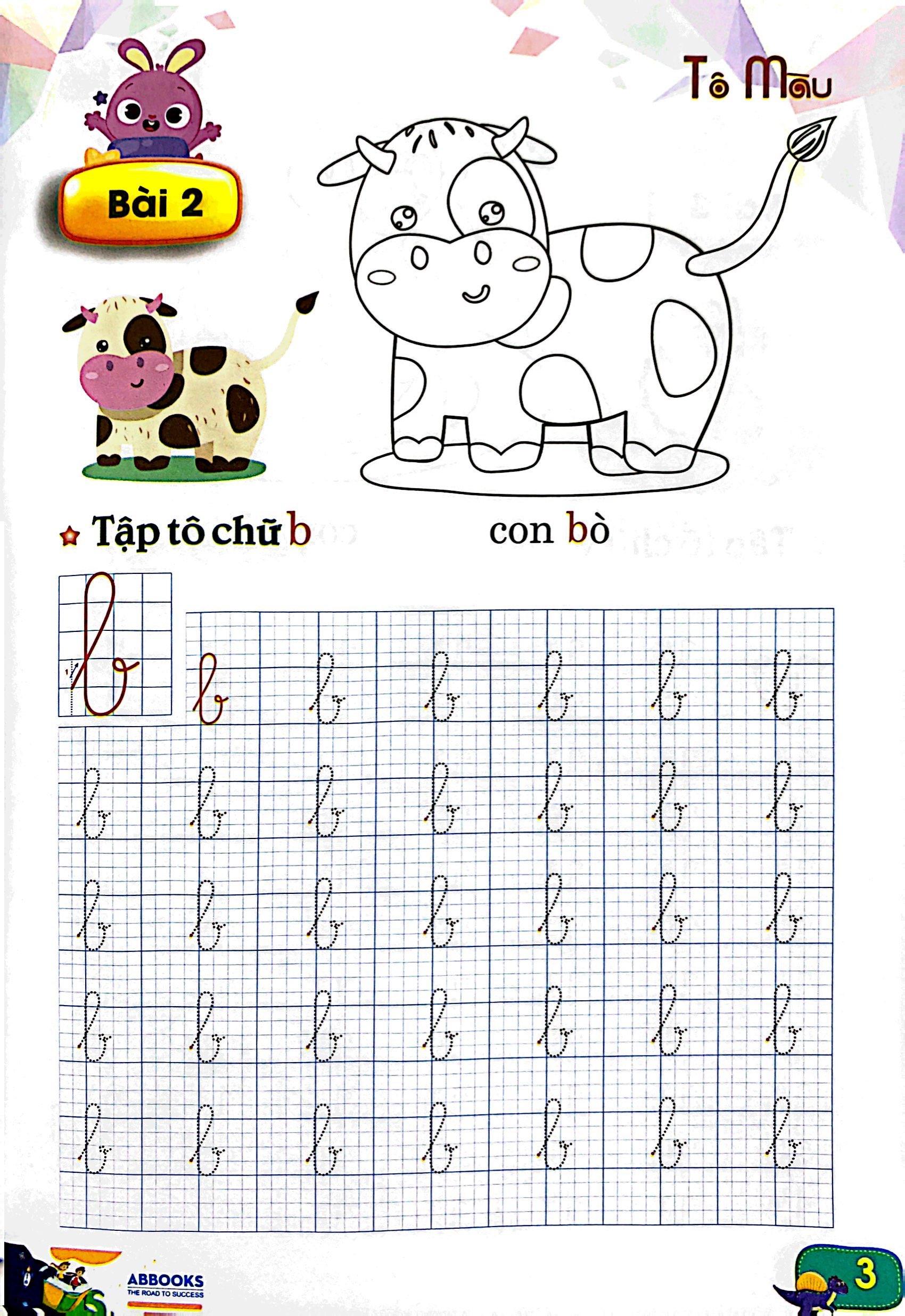 Luyện Tay Cầm Bút - Tập Tô Chữ Thường