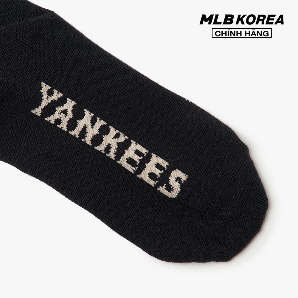 MLB - Vớ cổ cao Monogram Stripe 3ASOL0416-50BKS