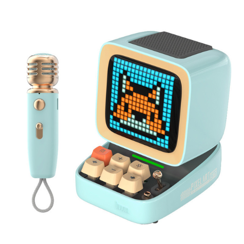 Bộ Loa Mic Karaoke Mini Bluetooth Divoom, bluetooth 5.3, Công Suất 15W , Dung Lượng Pin 5000 mAh, Âm Thanh Sống Động