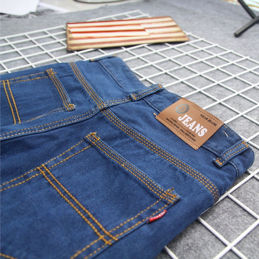 Quần short jeans nam xanh nhạt vải dày đẹp Q391 MĐ