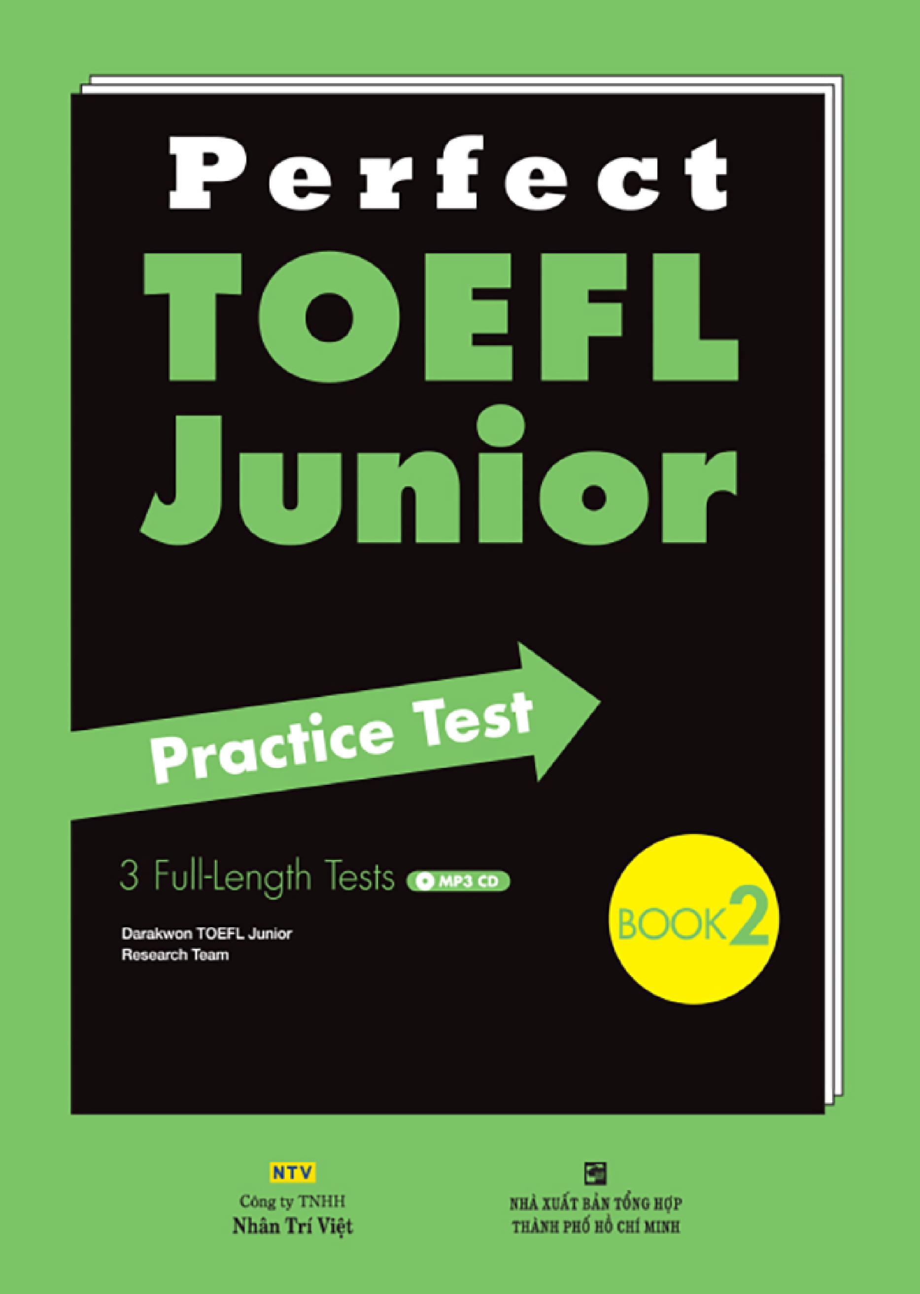 Perfect Toefl Junior  Book 2 (Kèm CD)