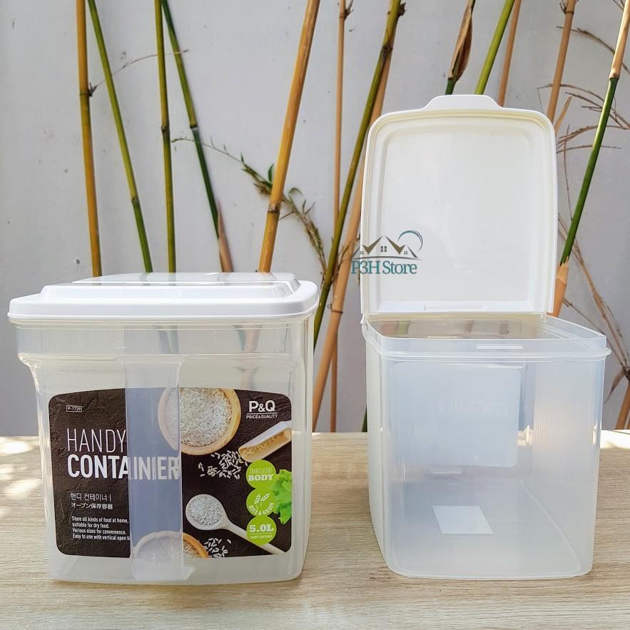 Hộp nhựa có tay cầm Lock&Lock Handy Container dùng bảo quản thực phẩm P-1738 P-1739