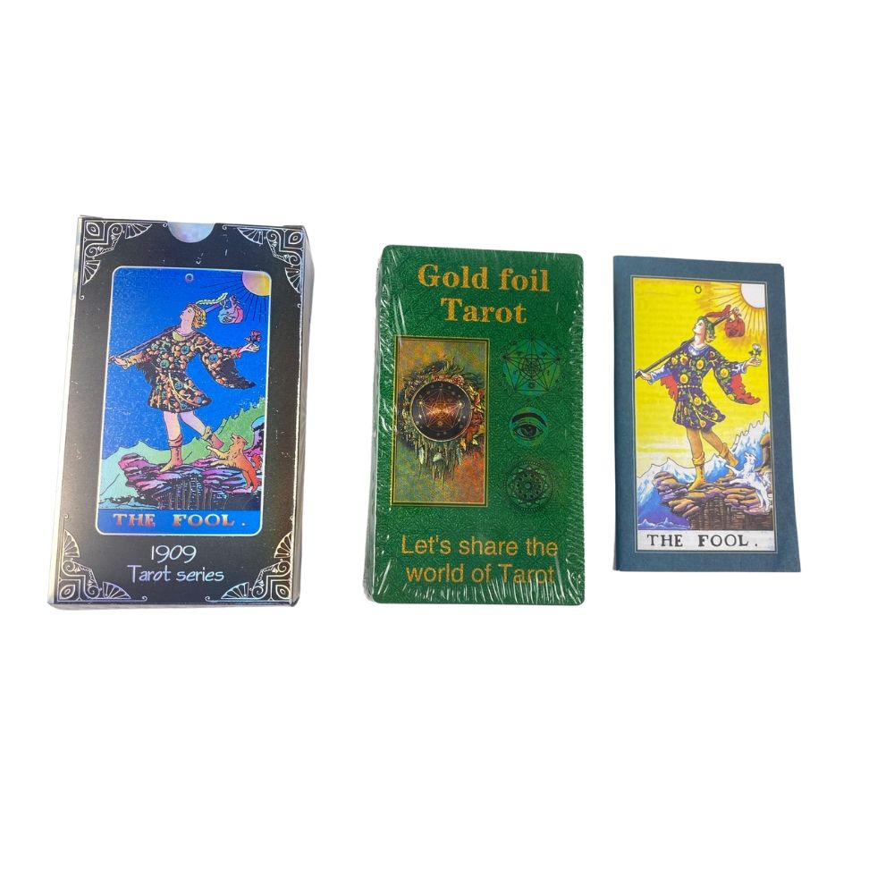 Bộ Bài The Fool 1909 Series Tarot Phiên Bản Cao Cấp,Thẻ Nhựa, Hộp Nhựa