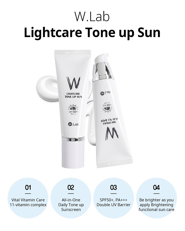 Kem chống nắng trắng da SPF50 W.LAB 50ml