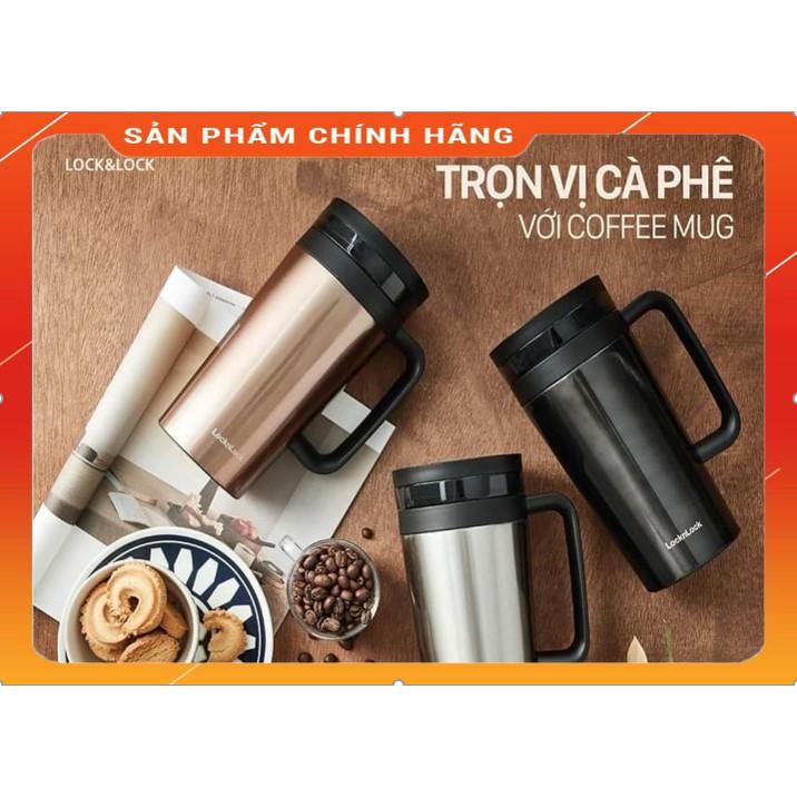 Ly Giữ Nhiệt Lock&amp;Lock Coffee Filter Mug LHC4197 580ml Bằng Inox - Hàng Chính Hãng, Có Lưới Lọc Trà, Coffee