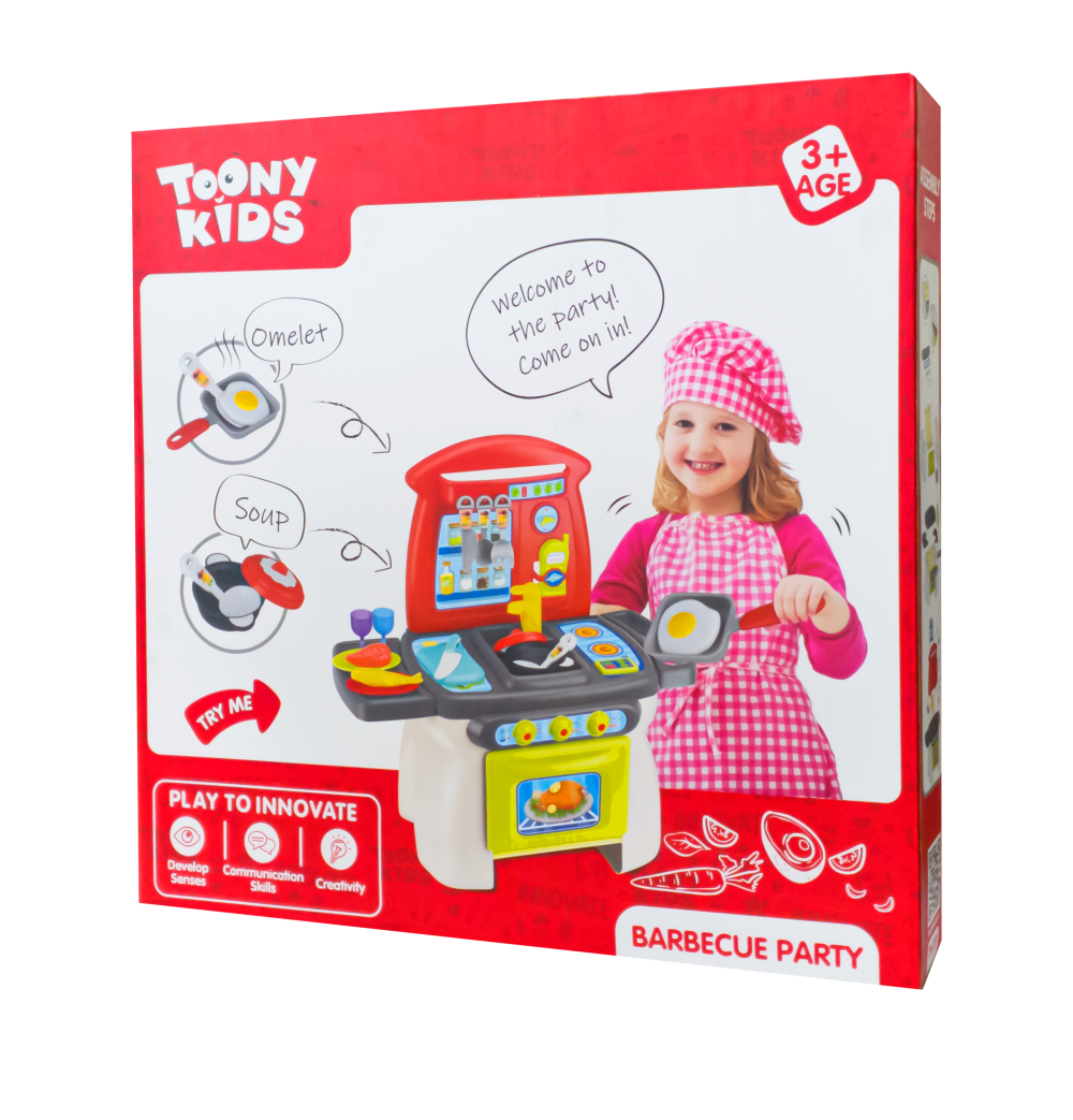 ĐỒ CHƠI TOONYKIDS BỘ ĐỒ CHƠI NẤU ĂN 31 (ĐỒ NƯỚNG) - BARBECUE PARTY - TN139