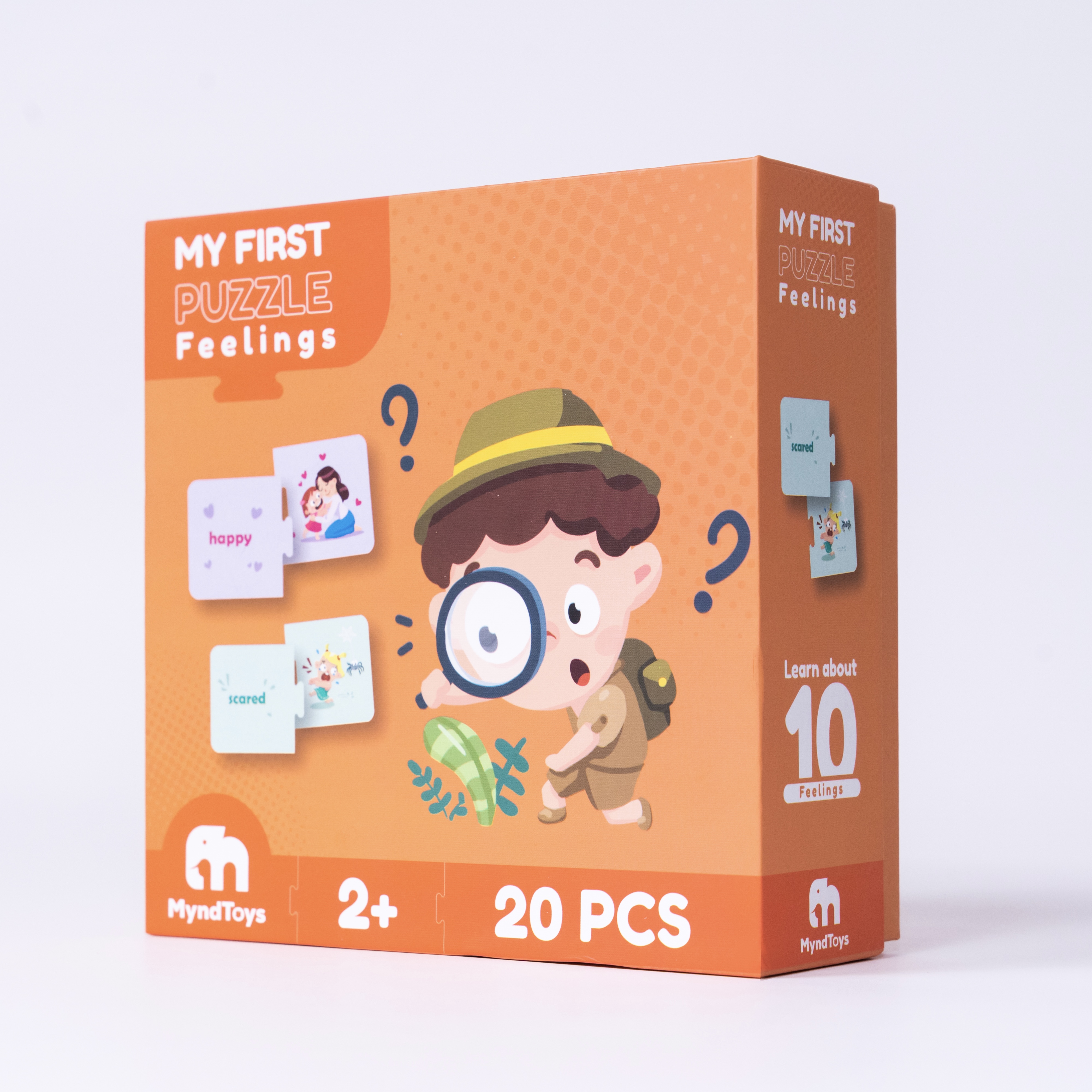 Đồ Chơi Xếp Hình MyndToys My First Puzzle - Feelings (Cảm xúc) Dành Cho Bé Trên 2 Tuổi