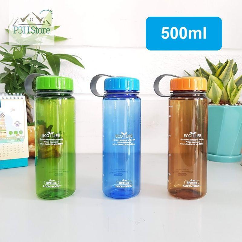 Bình nước Lock&amp;Lock Eco Life nhựa Tritan dung tích 500ml ABF613