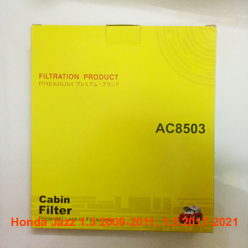 Lọc gió điều hòa cho xe Honda Jazz 1.3 2009-2011 và Honda Jazz 1.5 2017-2021 80292-T5R-A01 mã AC8503-9