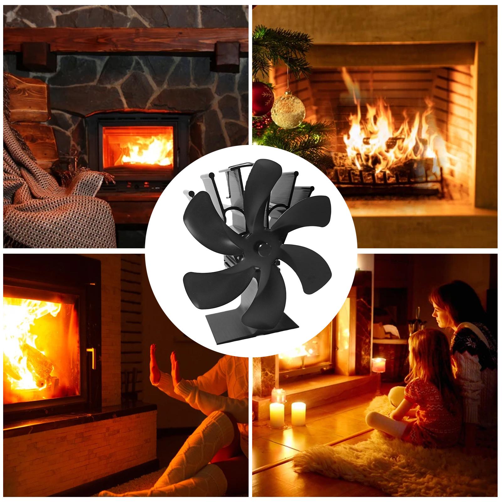 Quạt Bếp Chạy Bằng Nhiệt 50 ℃ / 122 ° F Đốt Bằng Bằng Gas / Viên / Củi / Gỗ Không Tạo Tiếng Ồn