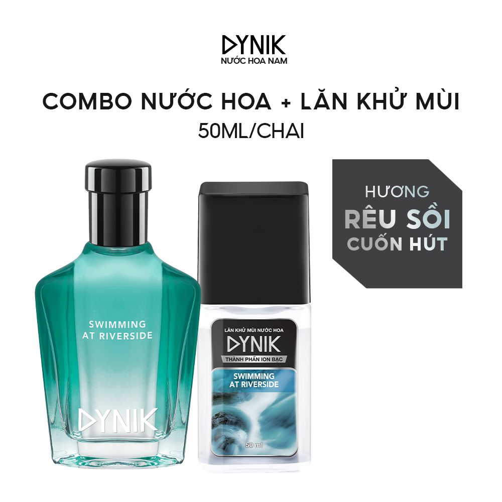 Combo Nước hoa Dynik 50ml + Lăn khử mùi Dynik (Riverside)