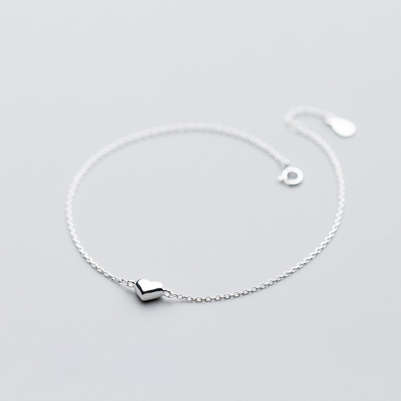 Lắc Tay Nữ | Lắc Tay Nữ Bạc S925 Trái Tim Nhẹ Nhàng L2528 - Bảo Ngọc Jewelry