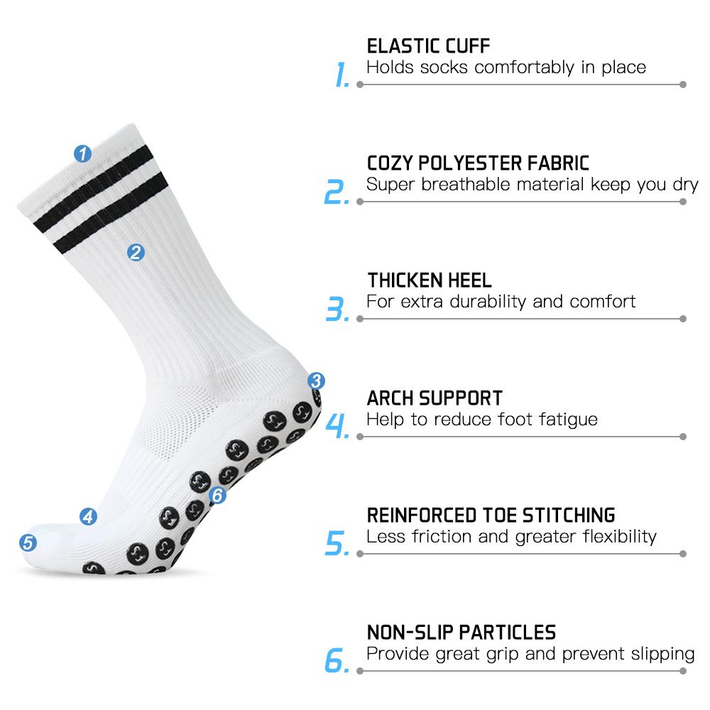 Vớ Thể Thao Unisex Chống Thấm Chống Trơn Trượt Thoáng Khí Khô Nhanh