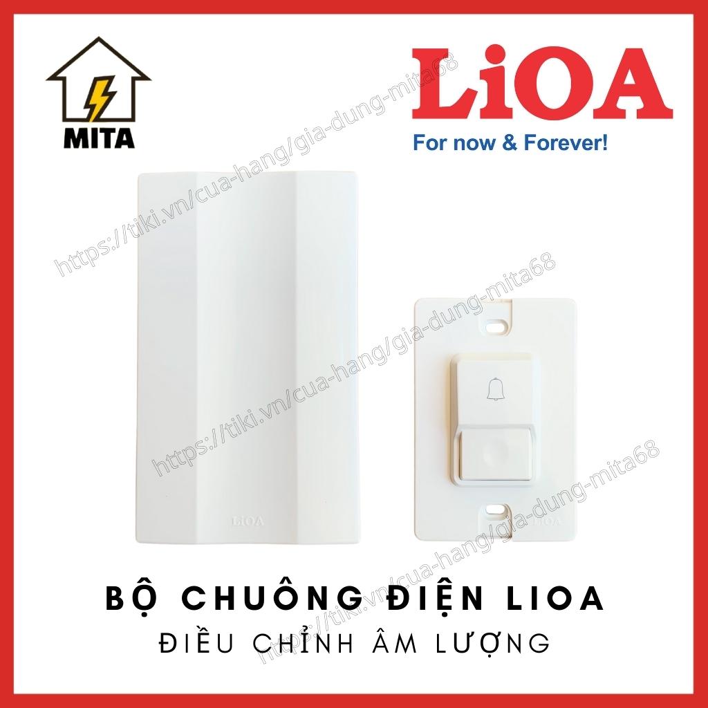 Bộ Chuông Cửa LiOA - Hộp Chuông Báo Điện + Nút Chuông