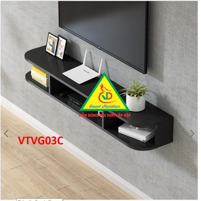 Kệ Ti Vi Treo Tường Trang Trí VTVG03C - Nội Thất Lắp Ráp