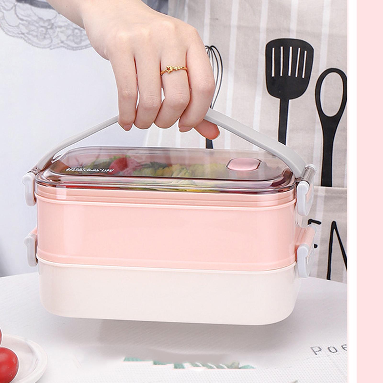 Hộp cơm Bento nhiều ngăn bằng thép không gỉ