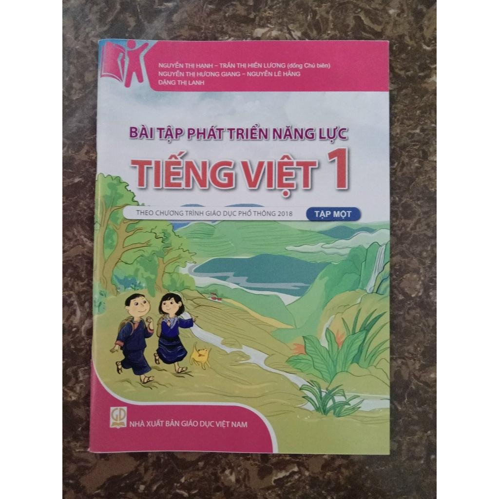 Sách - Combo Bài tập phát triển năng lực môn Tiếng Việt lớp 1 - Theo chương trình giáo dục phổ thông 2018