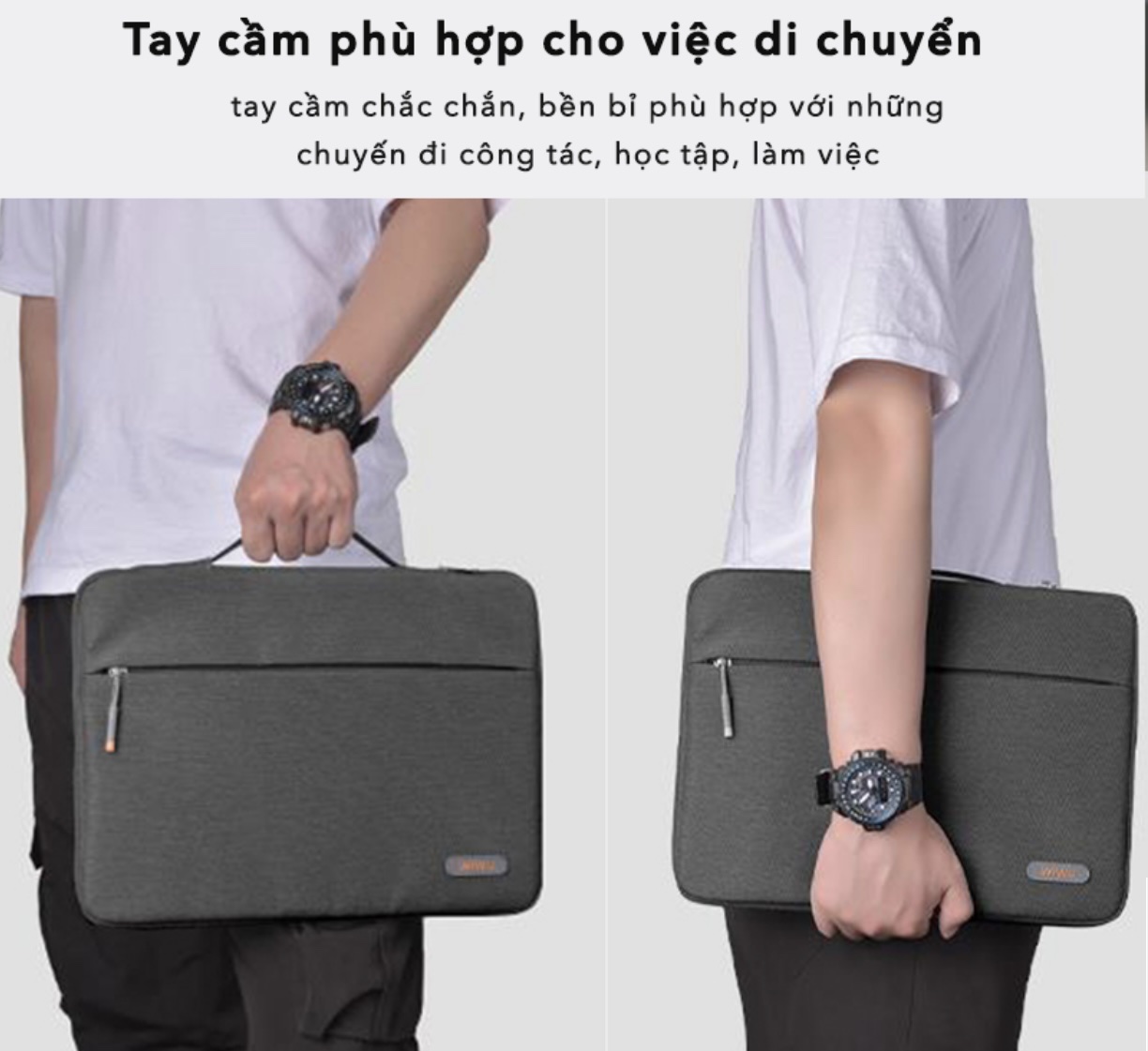 Túi Wiwu Pilot Laptop Sleeve Dành Cho Laptop, Ultrabook Bảo Vệ Chống Nước, Chống Sốc - Hàng Chính Hãng