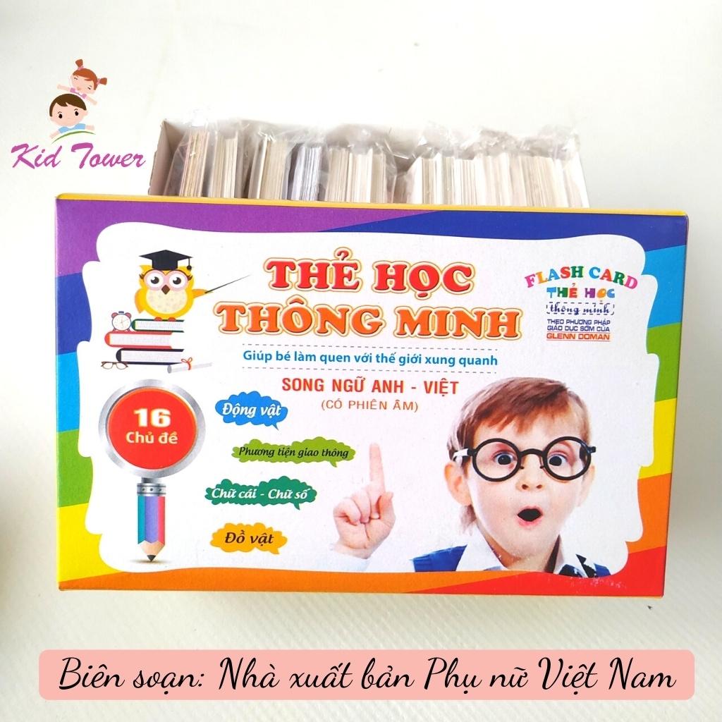 Đồ chơi giáo dục thẻ học thông minh cho bé 16 chủ đề