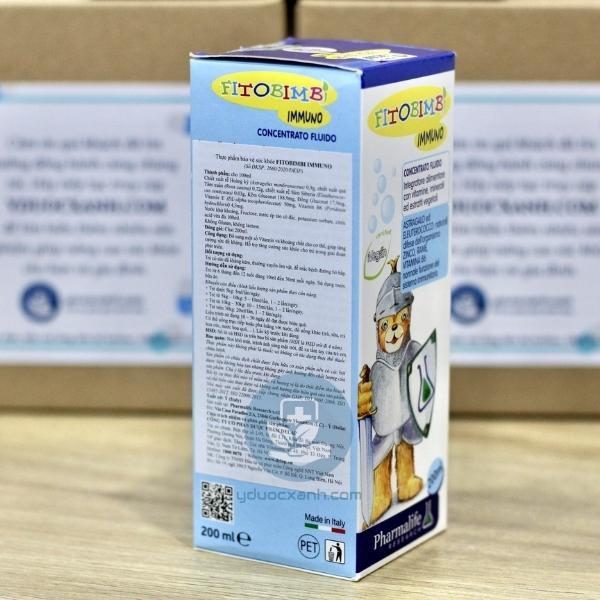 Phòng Khám, Nhà Thuốc - FITOBIMBI IMMUNO 200ml của Ý, Siro tăng sức đề kháng cho bé - Y Dược Xanh