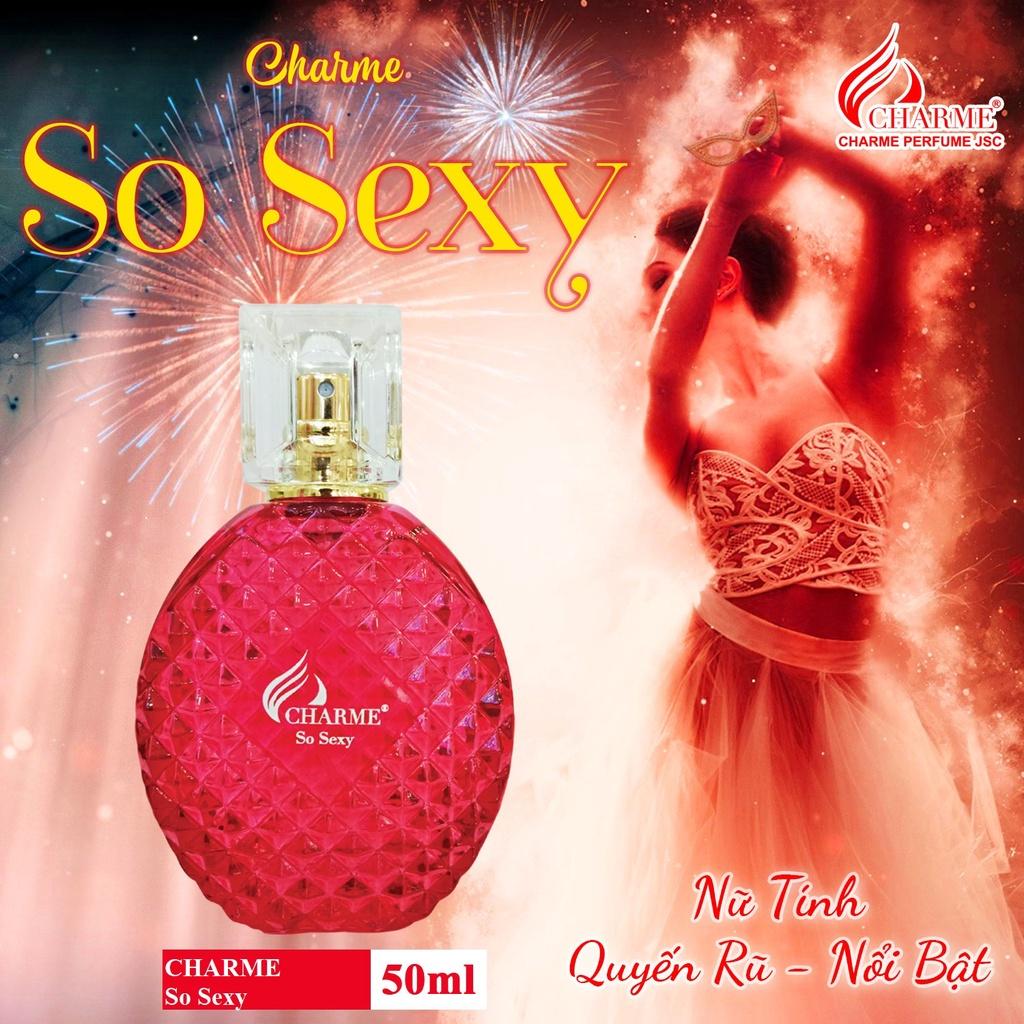 Nước Hoa Nữ CHARME SO SEXY 100ml/50ml Lưu Hương Lâu Phong Cách Quyến Rũ, Nổi Bật_Nước Hoa Chính Hãng