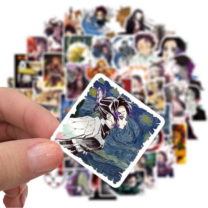 Sticker dán cao cấp Ghost Slayer Blade Unlimited Train Cực COOL ms#164