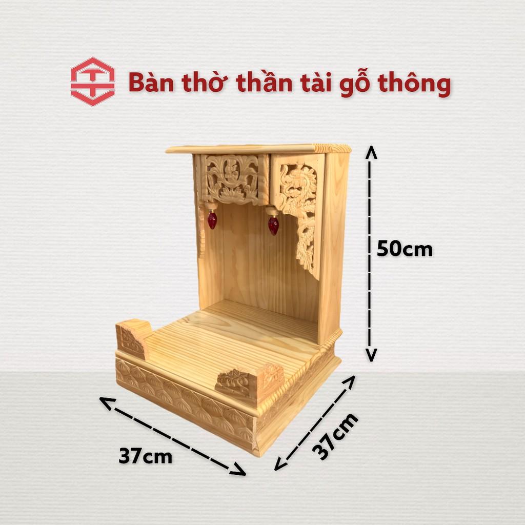 (Size 37cm) Bàn thờ ông địa, thần tài