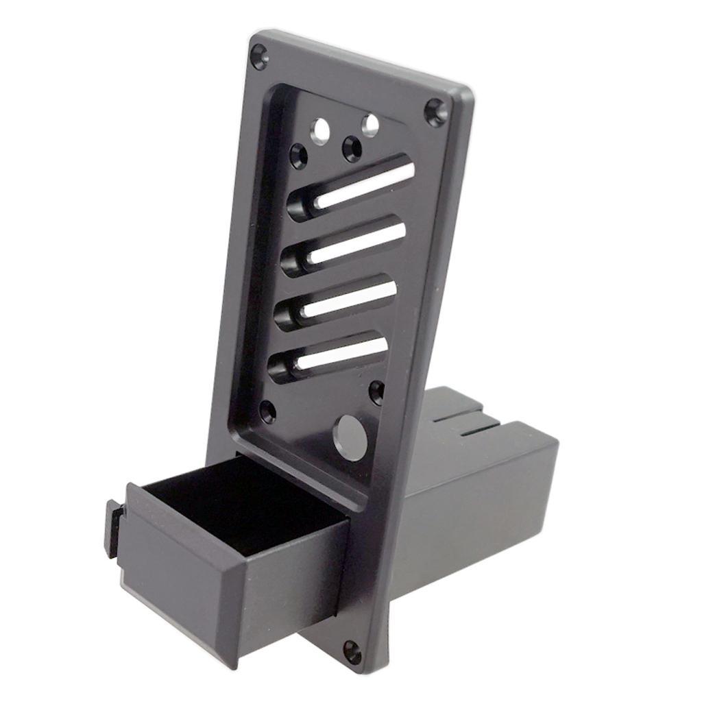 2X Battery  Holder  Active Equalizer EQ Piezo Pickup Cover