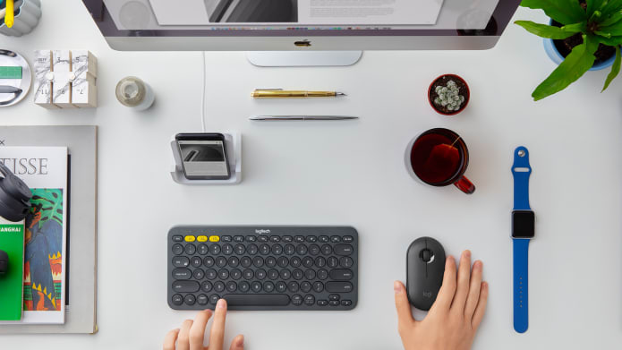 Chuột không dây Logitech Pebble M350 12 kết nối theo cách bạn thích