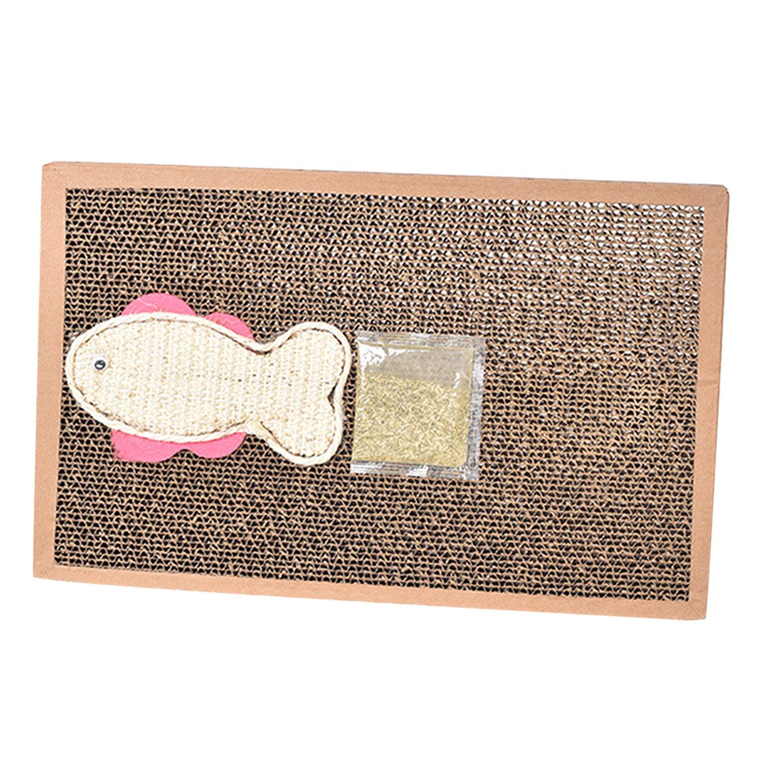 Cat Scratcher Pad Scratching Board Corrugated Cardboard Pet Supplies Kitten