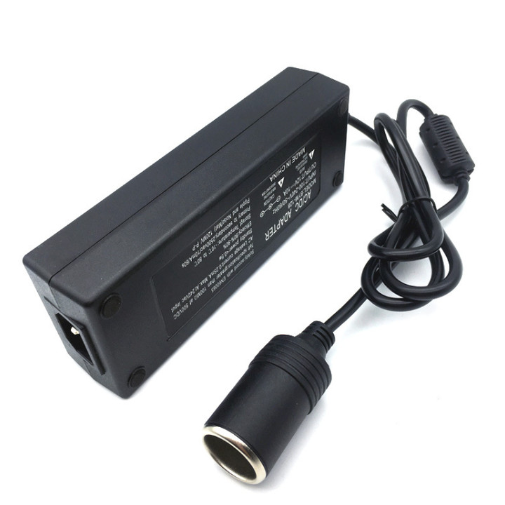 Bộ chuyển đổi nguồn dạng chân tẩu BYM-128 dùng cho ô tô, xe hơi cao cấp chuyển đổi từ 220V sang 12V-10A công suất 120W