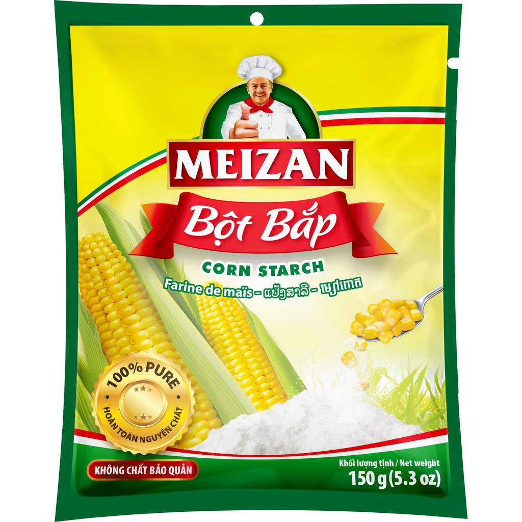 Thùng 22 gói bột bắp Meizan 150g