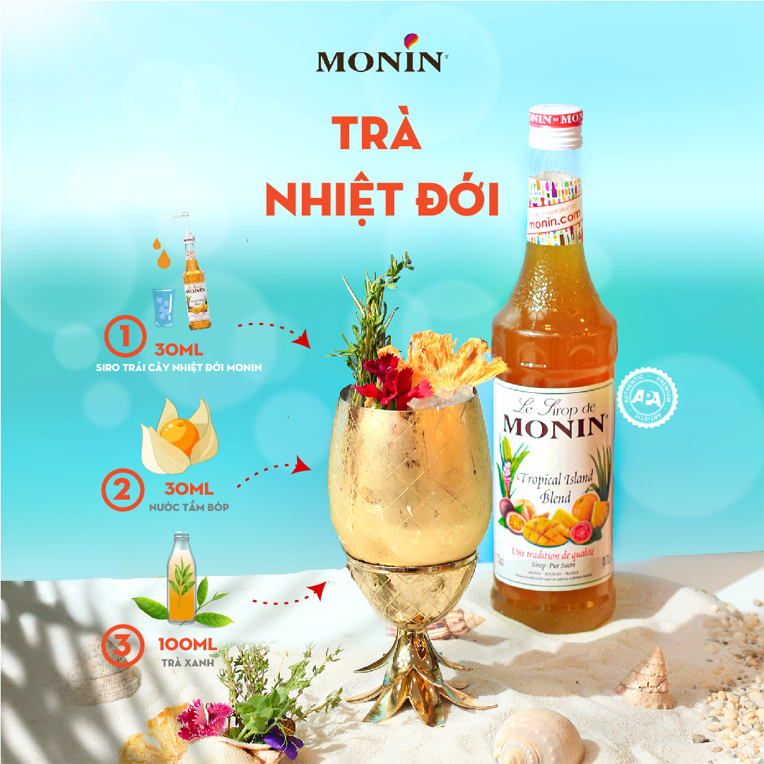 Siro Hoa Quả Nhiệt Đới MONIN - 700ML