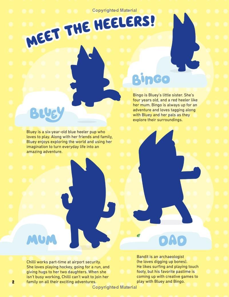 Sách ngoại văn: Bluey: Time to Play Sticker Activity