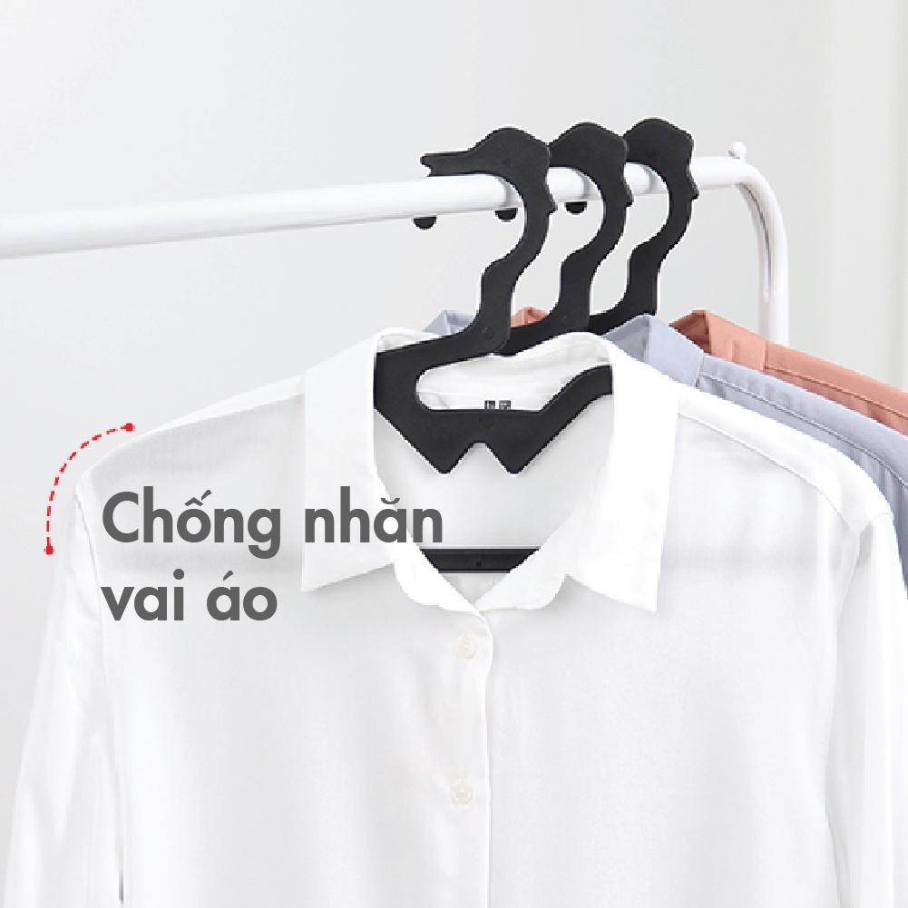 Set 10 Móc phơi quần áo người lớn , móc phơi đồ, móc phơi áo, móc treo quần áo, móc treo đồ,móc áo Ollyhome ST50