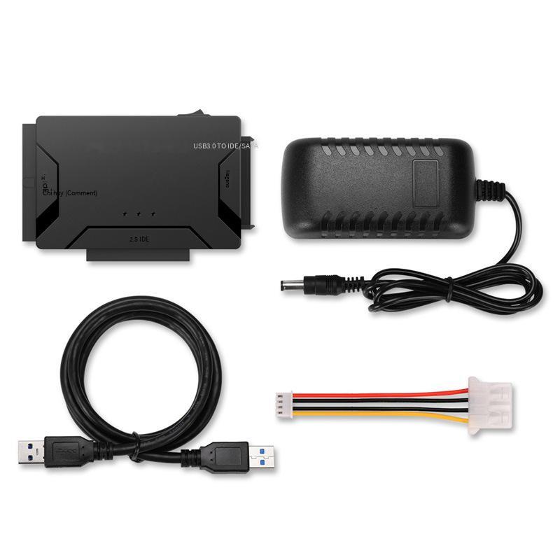 Bộ chuyển đổi đĩa cứng USB3.0 giá thấp nhất ba mục đích USB3.0 sang SATA/IDE dòng dễ điều khiển dòng đa chức năng dễ điều khiển