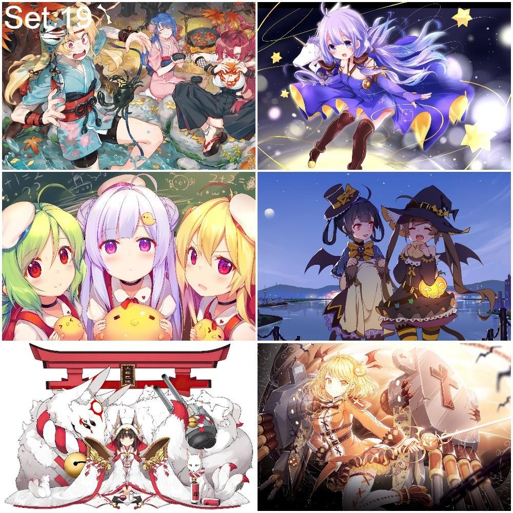 Bộ 6 Poster game Azur Lane - A3,A4,A5