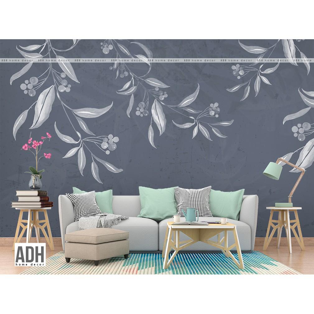 Tranh dán tường canvas hình hoa ADHW026