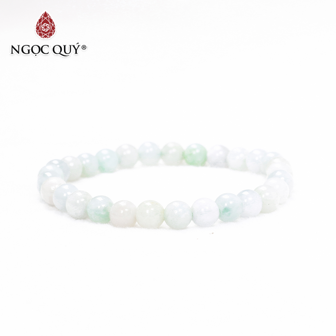 Vòng tay đá cẩm thạch phỉ thúy mệnh hỏa, mộc - Ngọc Quý Gemstones