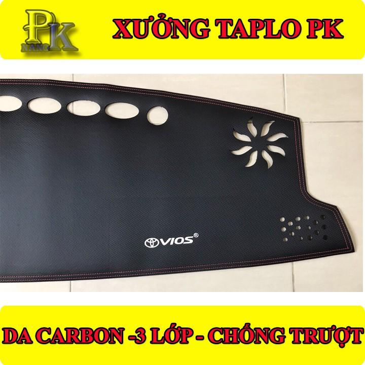 THẢM TAPLO DA XE VIOS– ĐẾ CAO SU CHỐNG TRƯỢT – 3 LỚP- CHỐNG NÓNG TỐT - CHUẨN FORM