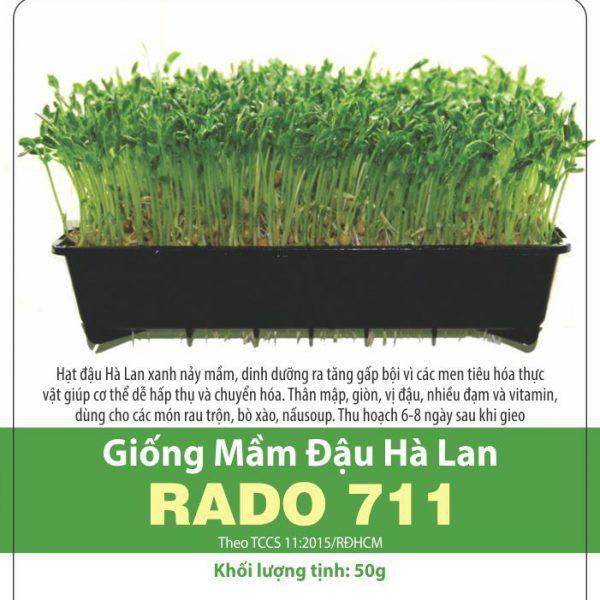 Hạt giống Mầm Đậu Hà Lan Rado 711