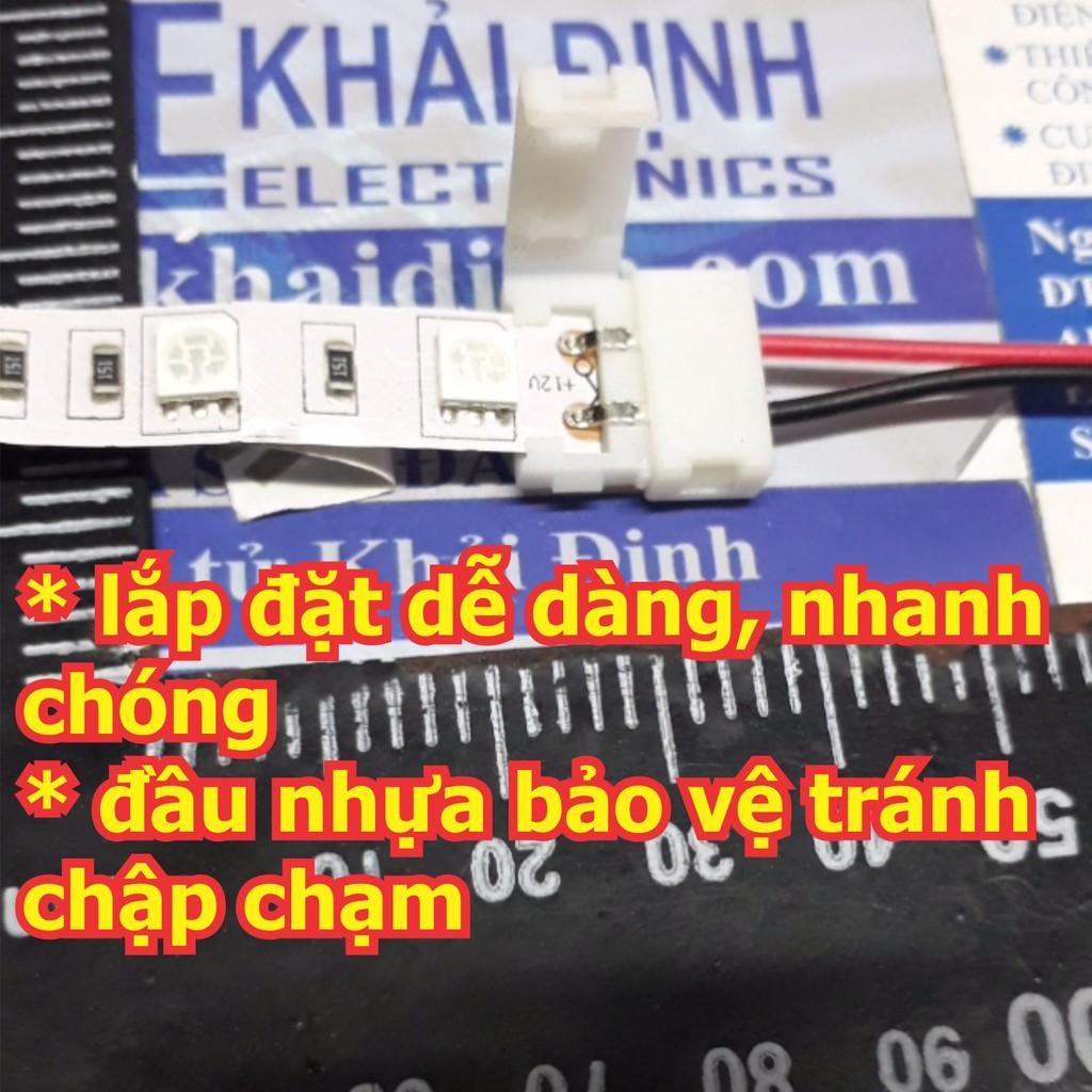 10 dây nối nguồn led dây 12VDC DC 2P, 2 chân, có đầu nhựa bảo vệ kde5137