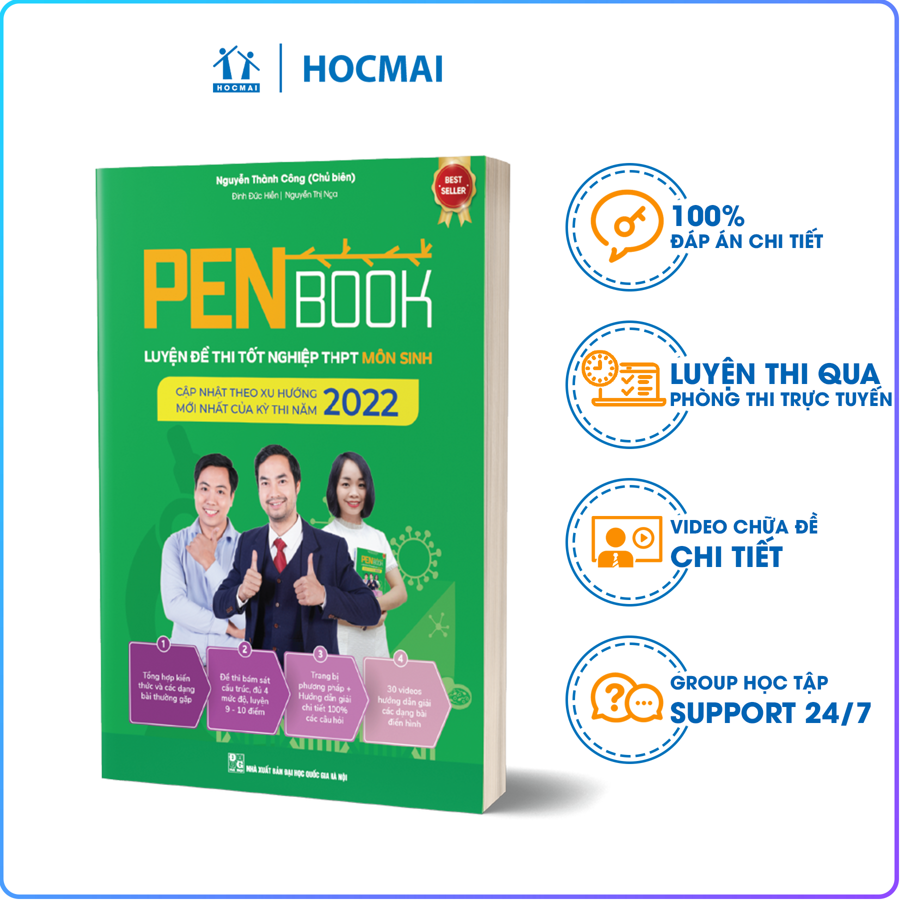 PENBOOK – Luyện đề thi tốt nghiệp THPT môn Sinh học